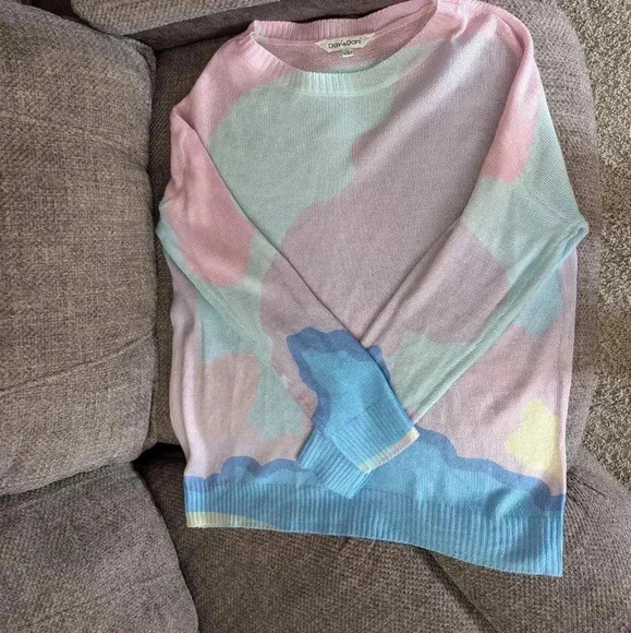 Davi & Dani Abstract Acrylic Sweater M - Picture 1 of 4